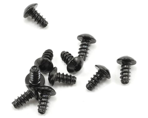 Axial 3x6mm Self Tapping Button Head Screw Black 10 AXIA433