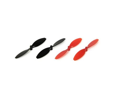 Ares AZSQ19181 Propeller Rotor Blade Set 2 Red 2 Black Spidex 3D