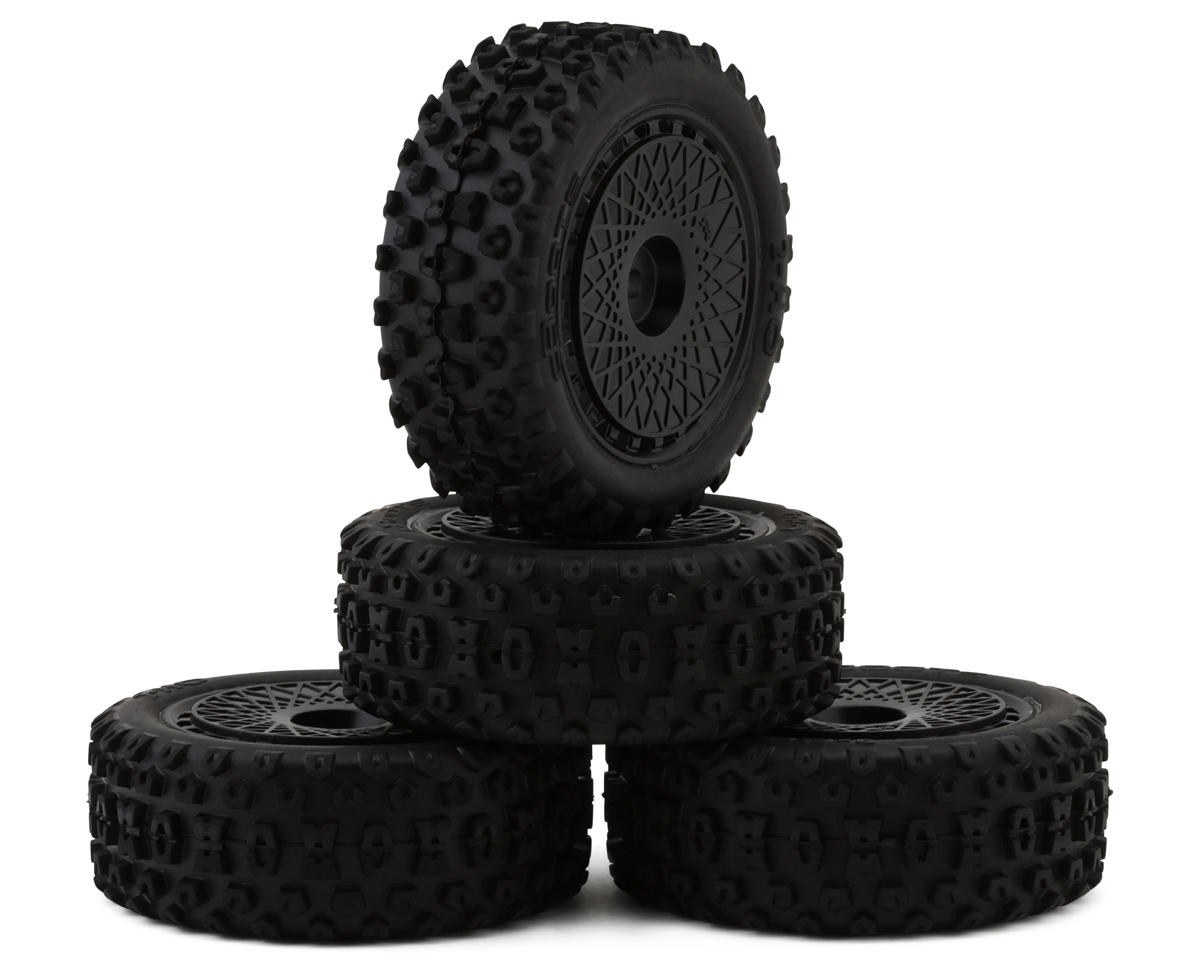 Arrma Dboots Ho Pre Mounted Tire Set Black Ara