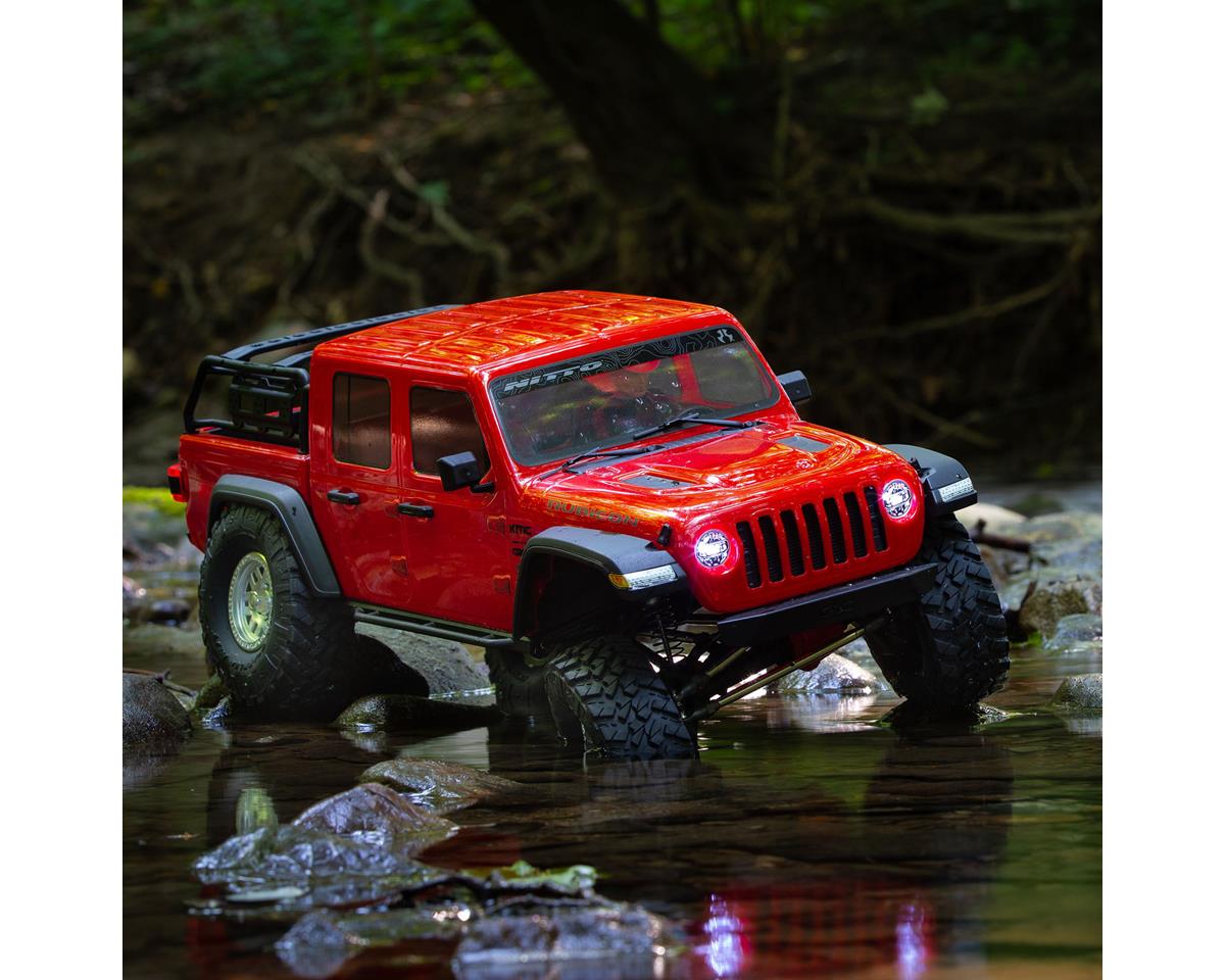 Axial SCX10 III Jeep JT Gladiator RTR 4WD Rock Crawler W Portals Red