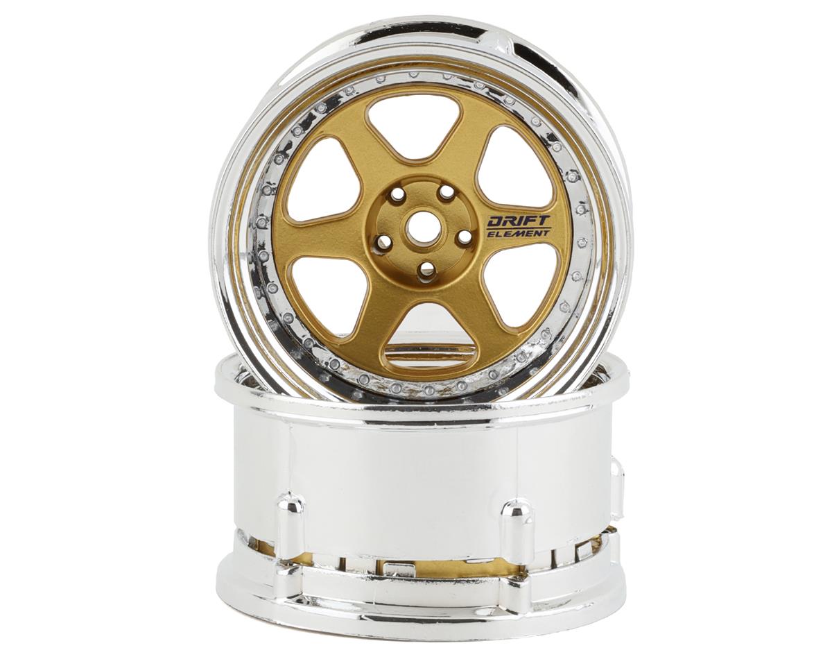 Ds Racing Drift Element Spoke Drift Wheels Gold Chrome Dsc