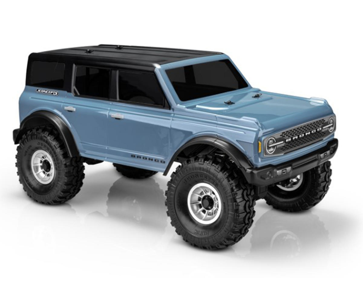 JConcepts 2021 Ford Bronco 4 Door Rock Crawler Pre Trimmed Body Clear