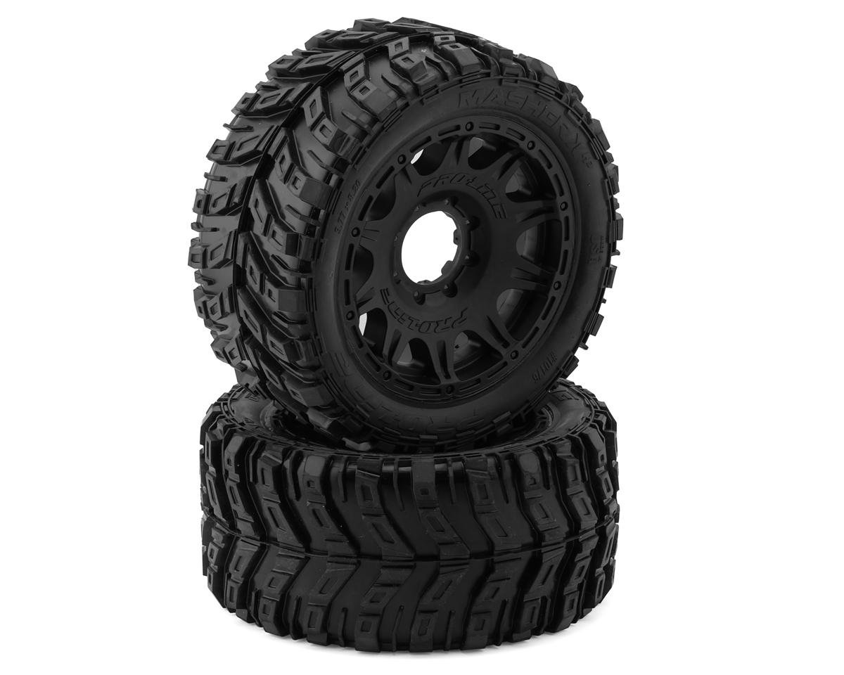 Pro Line 1 6 Masher X HP Belted Pre Mounted Monster Truck MTD Tires