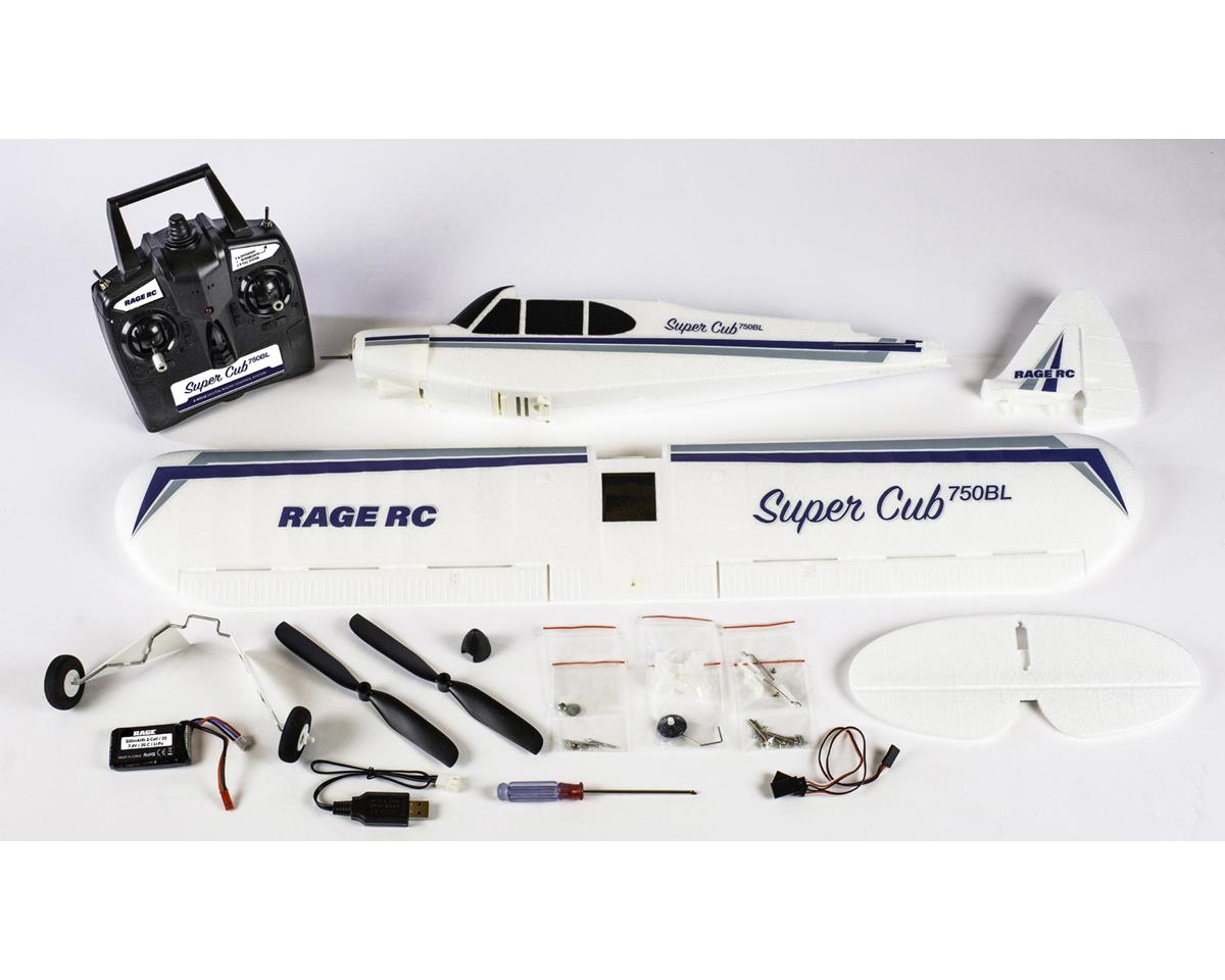 Rage Super Cub Bl Rtf Electric Airplane Mm Rgra Hobbytown