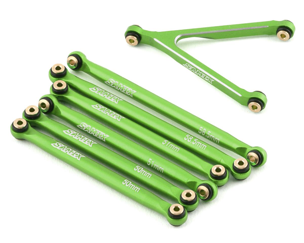 Samix SCX24 Aluminum Link Set 7 133 7mm Green SAMSCX24 6026MSGN