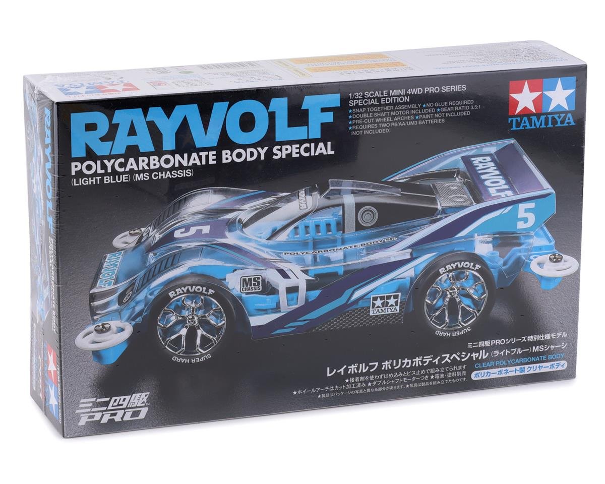 Tamiya 1 32 JR PRO Racing Rayvolf LT Blue Special Mini 4WD Kit