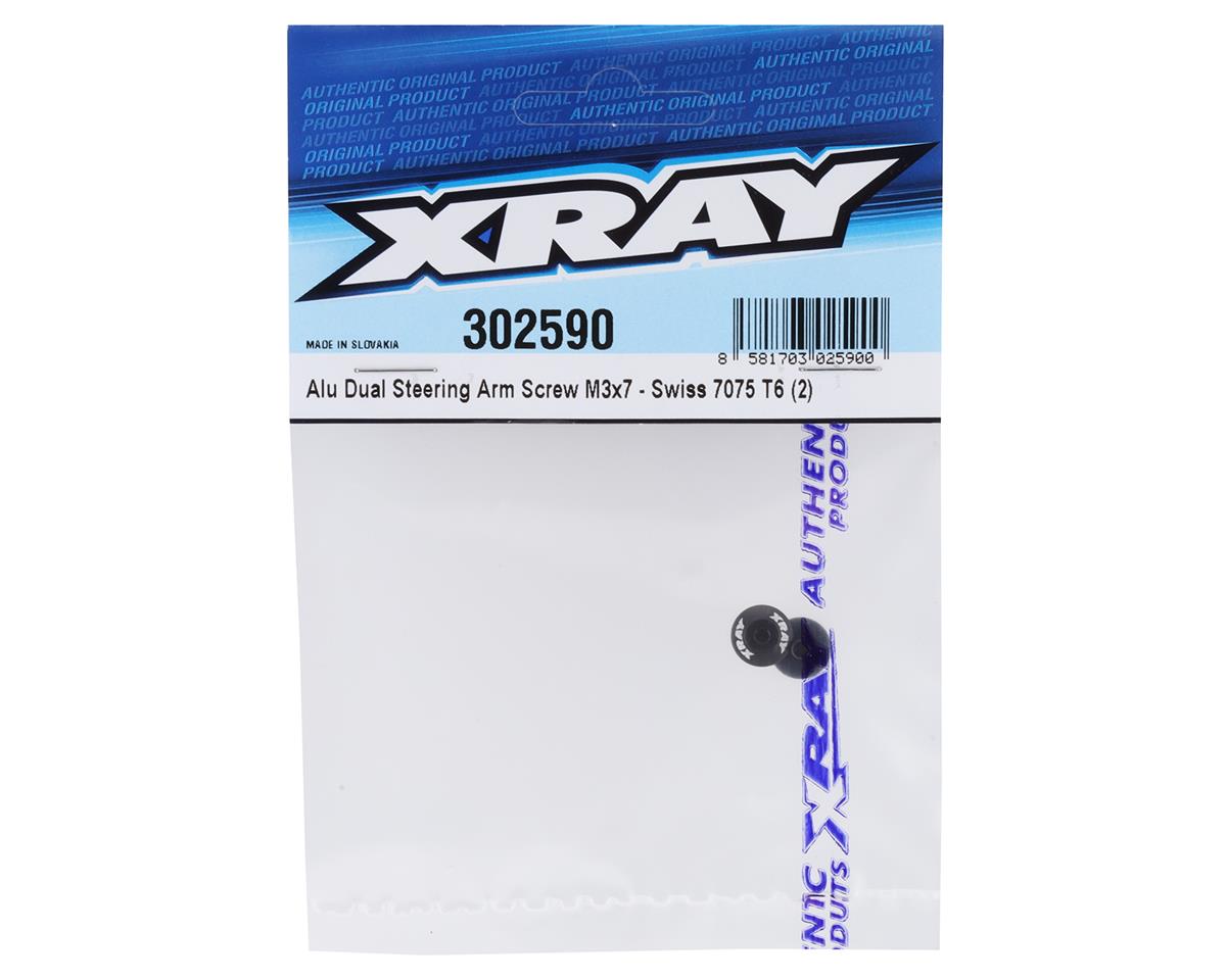 XRAY 3x7mm Aluminum Dual Servo Saver Screw 2 XRA302590 HobbyTown