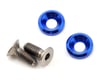 Image 1 for 175RC 3x8mm Titanium Motor Screws (Blue)