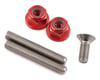 Image 1 for 175RC Losi 22S Drag Car "Ti-Look" Lower Arm Stud Kit (Red)