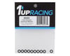 Image 2 for 1UP Racing 3x6mm Precision Aluminum Shims (Black) (12) (1mm)