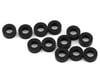 1UP Racing 3x6mm Precision Aluminum Shims (Black) (12) (2.5mm)