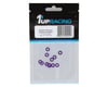 Image 2 for 1UP Racing 3x6mm Precision Aluminum Shims (Purple) (12) (0.25mm)