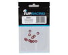 Image 2 for 1UP Racing 3x6mm Precision Aluminum Shims (Red) (12) (0.25mm)