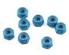 1UP Racing 3mm Aluminum Locknuts (Blue) (8)