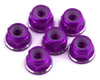 Related: 1UP Racing 3mm Aluminum Flanged Locknuts w/Chamfered Finish (Purple) (6)