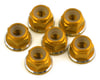 Related: 1UP Racing 3mm Aluminum Flanged Locknuts w/Chamfered Finish (Gold) (6)