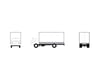 Image 1 for Athearn N RTR Ford C Box Van, White