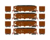 Image 2 for Athearn HO RTR 40' 3-Bay Ribbed Hopper with Load, CR (4)