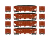 Image 1 for Athearn N 40' 3-Bay Ribbed Hopper with Load, BNSF #1 (4)