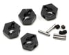 Image 1 for Axial Narrow 12mm Aluminum Hub Set w/Hardware (Black) (4)