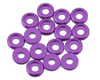 Image 1 for Team Brood 3mm 6061 Aluminum Button Head Washer (Purple) (16)