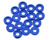 Image 1 for Team Brood 3mm 6061 Aluminum Button Head Washer (Blue) (16)