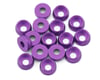 Image 1 for Team Brood 3mm 6061 Aluminum Cap Head Washer (Purple) (16)