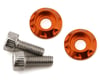 Image 1 for Team Brood M3 Motor Washer Heatsink w/Screws (Orange) (2) (8mm)
