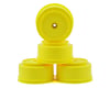 DE Racing 12mm Hex "Borrego" Short Course Wheels w/3mm Offset (Yellow) (4)