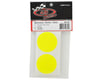 Image 2 for DE Racing Speedway Mud Plug Sticker Disks (Yellow) (8)