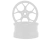 DS Racing Feathery Split Spoke Drift Rim (White Hi Gloss) (2) (6mm Offset)