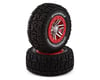 Image 1 for DuraTrax SpeedTreads Shootout Short Course Front Tires w/12mm Hex (Red) (2)