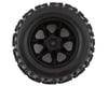 Image 2 for DuraTrax Lockup MT 2.8" Pre-Mounted Monster Truck Tires (Chrome) (2) (C2 - Soft)
