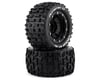 Image 1 for DuraTrax Lockup MT Belted 2.8" Pre-Mounted Truck Tires (Black) (2) (1/2" Offset)