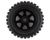 Image 2 for DuraTrax Lockup MT Belted 2.8" Pre-Mounted Truck Tires (Black) (2) (1/2" Offset)