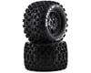 Image 1 for DuraTrax Six Pack MT Belted 3.8" Pre-Mounted Truck Tires w/17mm Hex (Black) (2)