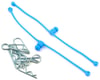 Image 1 for DuBro Body Klip Retainers w/Body Clips (Blue)