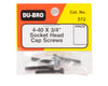 Image 2 for DuBro 4-40 x 3/4" Socket Cap Screws (4)