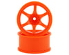 Mikuni Gram Lights 57D 6-Spoke Drift Wheels (Fluorescent Orange) (2) (7mm Offset)