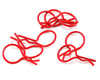 Image 1 for Dynamite Bent Body Clips (Red) (8)