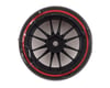 Image 2 for Firebrand RC Char D29R Pre-Mounted 2-Piece Slick Drift Tires (4) (Black/Red)