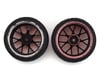 Image 2 for Firebrand RC Hypernova RT39 Pre-Mounted On-Road Tires (4) (Red Chrome)