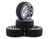 Image 1 for Firebrand RC Superskunk D2 Pre-Mounted Slick Drift Tires (4) (White/Black)