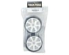 Image 3 for Flash Point 17mm Hex 1/8 Pre-Mounted GT Belted Rubber Tires (White) (2)