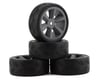 Image 1 for Gravity RC USGT Pre-Mounted GT Belted Rubber Tires w/GT Wheel (Grey) (4)
