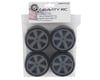 Image 3 for Gravity RC USGT Pre-Mounted GT Belted Rubber Tires w/GT Wheel (Grey) (4)