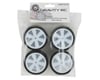 Image 3 for Gravity RC USGT Pre-Mounted GT Rubber Tires w/GT Wheel (White) (4)