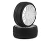 Image 1 for GRP Tires GT - TO2 Slick Belted Pre-Mounted 1/8 Buggy Tires (White) (2) (S3)