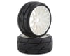 GRP Tyres GT - TO3 Revo Belted Pre-Mounted 1/8 Buggy Tires (White) (2) (XB1)