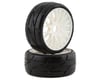 GRP Tyres GT - TO3 Revo Belted Pre-Mounted 1/8 Buggy Tires (White) (2) (XB2)